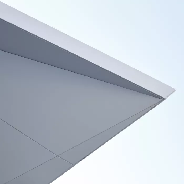 Ein neues Gesicht aus HIMACS Flugdach und außergewöhnliches Entrée für HanseMerkur